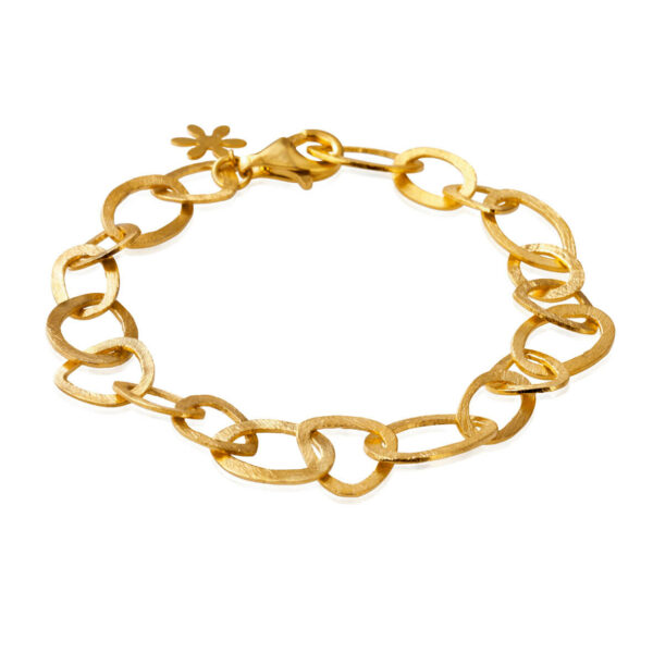 Jewellery gold plated silver bracelet, style number: 1162-2