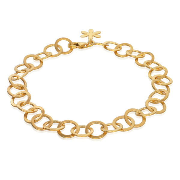 Jewellery gold plated silver bracelet, style number: 1306-2