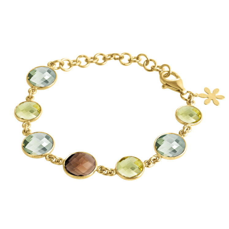 Jewellery gold plated silver bracelet, style number: 1394-2-510