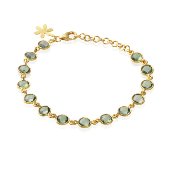 Jewellery gold plated silver bracelet, style number: 1413-2-107
