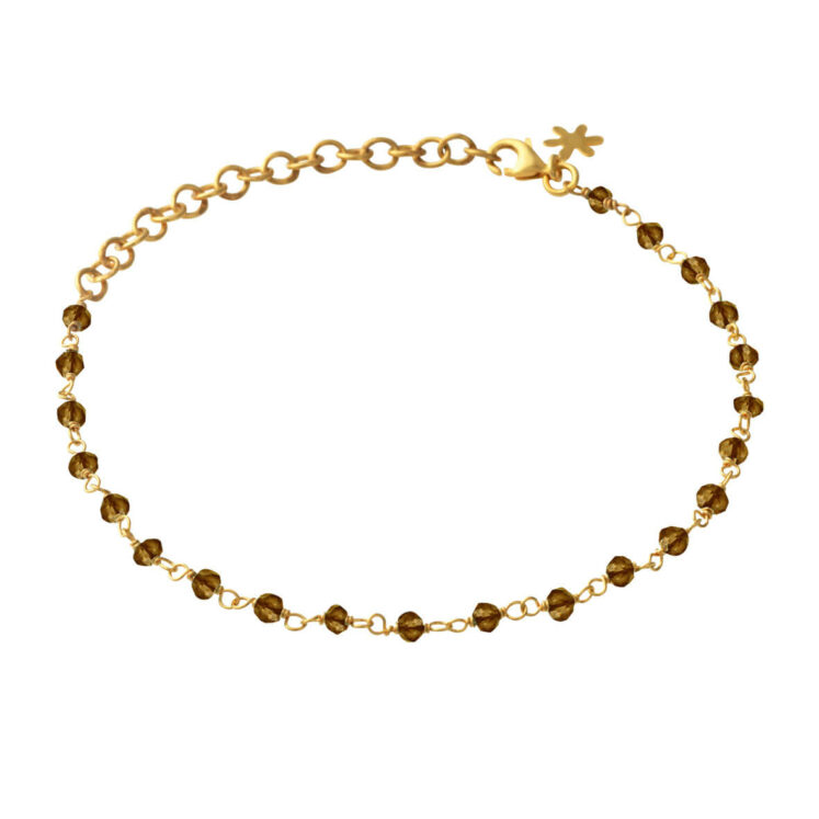 Jewellery gold plated silver bracelet, style number: 1433-2-108