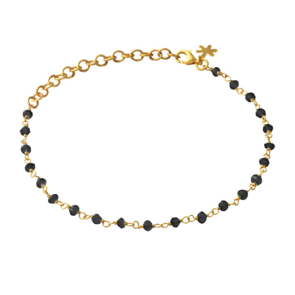 Jewellery gold plated silver bracelet, style number: 1433-2-125