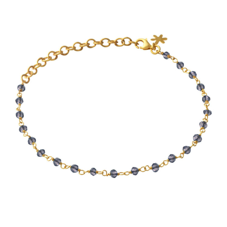 Jewellery gold plated silver bracelet, style number: 1433-2-132