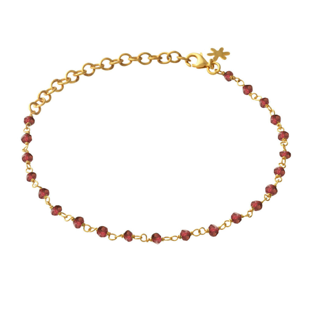 Jewellery gold plated silver bracelet, style number: 1433-2-134