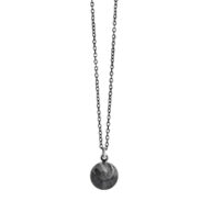 Necklace 1446 in Blackened silver