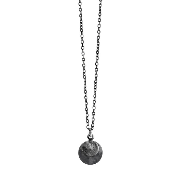 Jewellery blackened silver necklace, style number: 1446-3