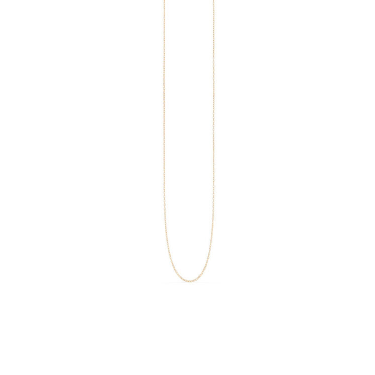 Jewellery gold plated silver necklace, style number: 1514-2-45