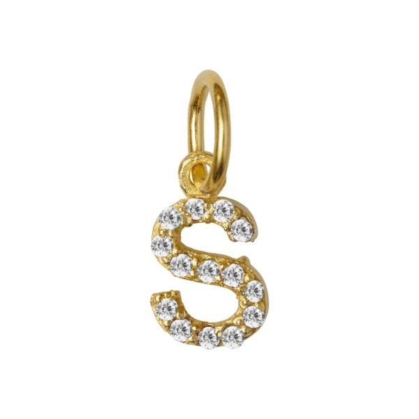 Jewellery gold plated silver pendant, style number: 1547-2-019