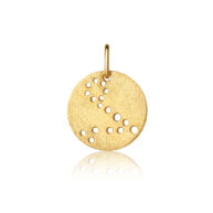 Pendant 1557 in Gold plated silver Pisces