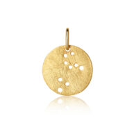 Pendant 1557 in Gold plated silver Leo