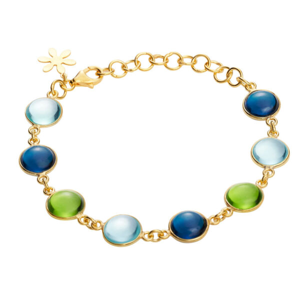 Jewellery gold plated silver bracelet, style number: 1573-2-573