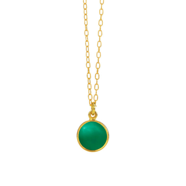 Jewellery gold plated silver necklace, style number: 1575-2-102