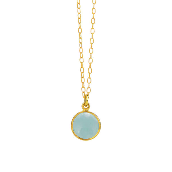 Jewellery gold plated silver necklace, style number: 1575-2-111