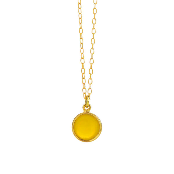 Jewellery gold plated silver necklace, style number: 1575-2-202