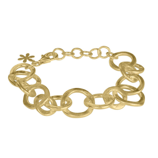 Jewellery gold plated silver bracelet, style number: 1595-2