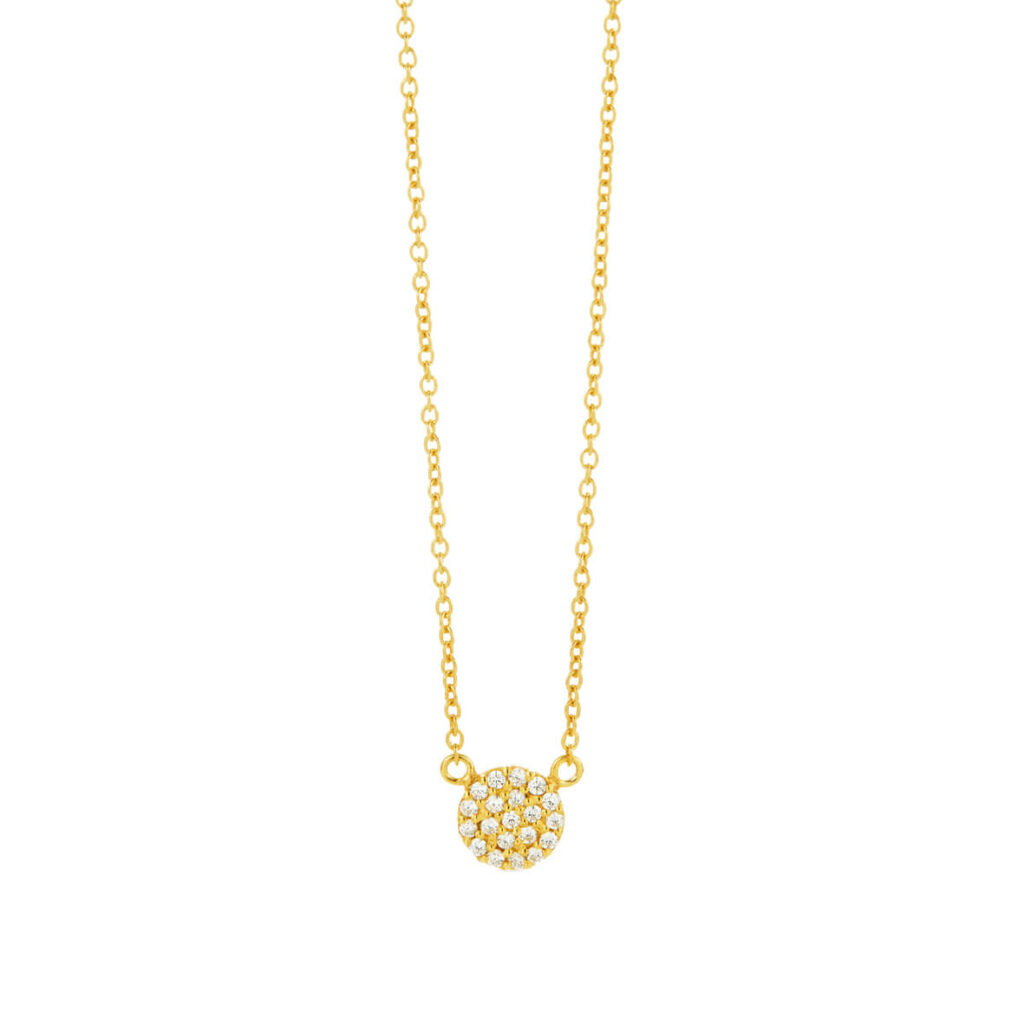 Jewellery gold plated silver necklace, style number: 1598-2-185