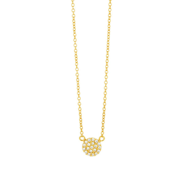 Jewellery gold plated silver necklace, style number: 1598-2-185