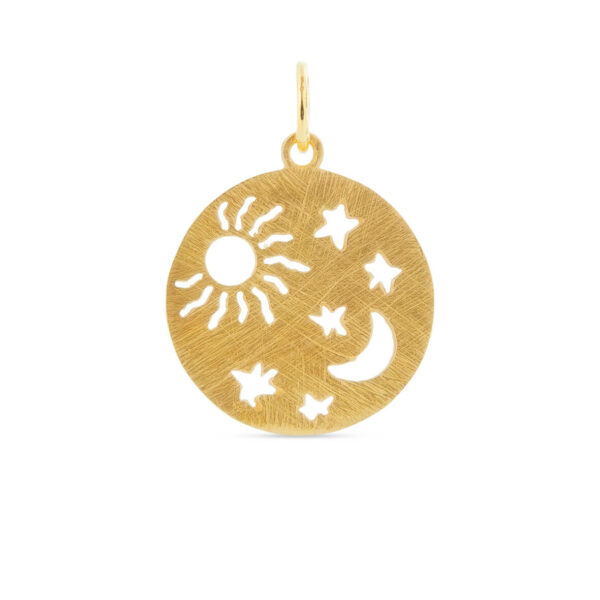Jewellery gold plated silver pendant, style number: 1801-2