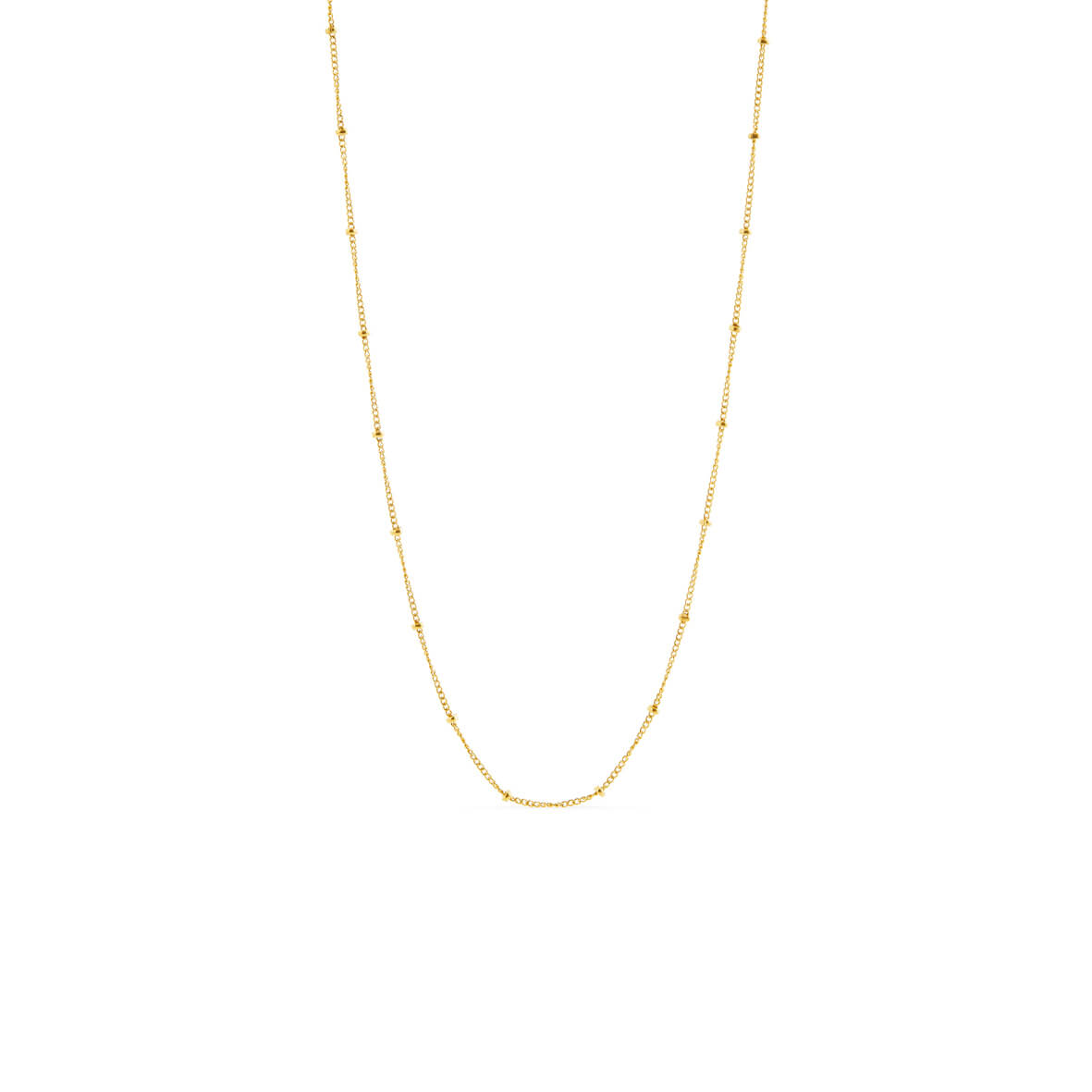 45 cm simple chain in gold plated silver / 1831-2-45