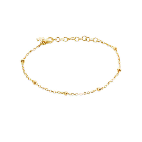 Jewellery gold plated silver bracelet, style number: 1832-2-20