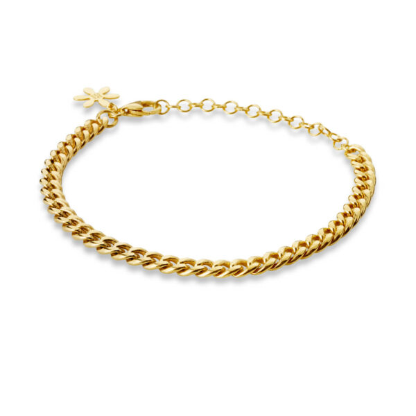 Jewellery gold plated silver bracelet, style number: 1835-2-20