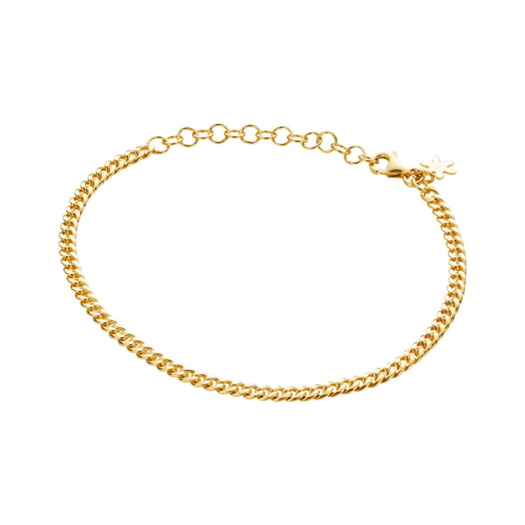Jewellery gold plated silver bracelet, style number: 1836-2-20