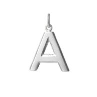 Pendant 1840 in Polished silver letter A