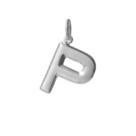 Pendant 1840 in Polished silver letter P