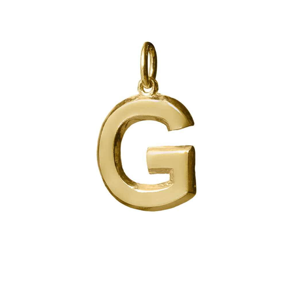 Jewellery polished gold plated silver pendant, style number: 1840-21-007