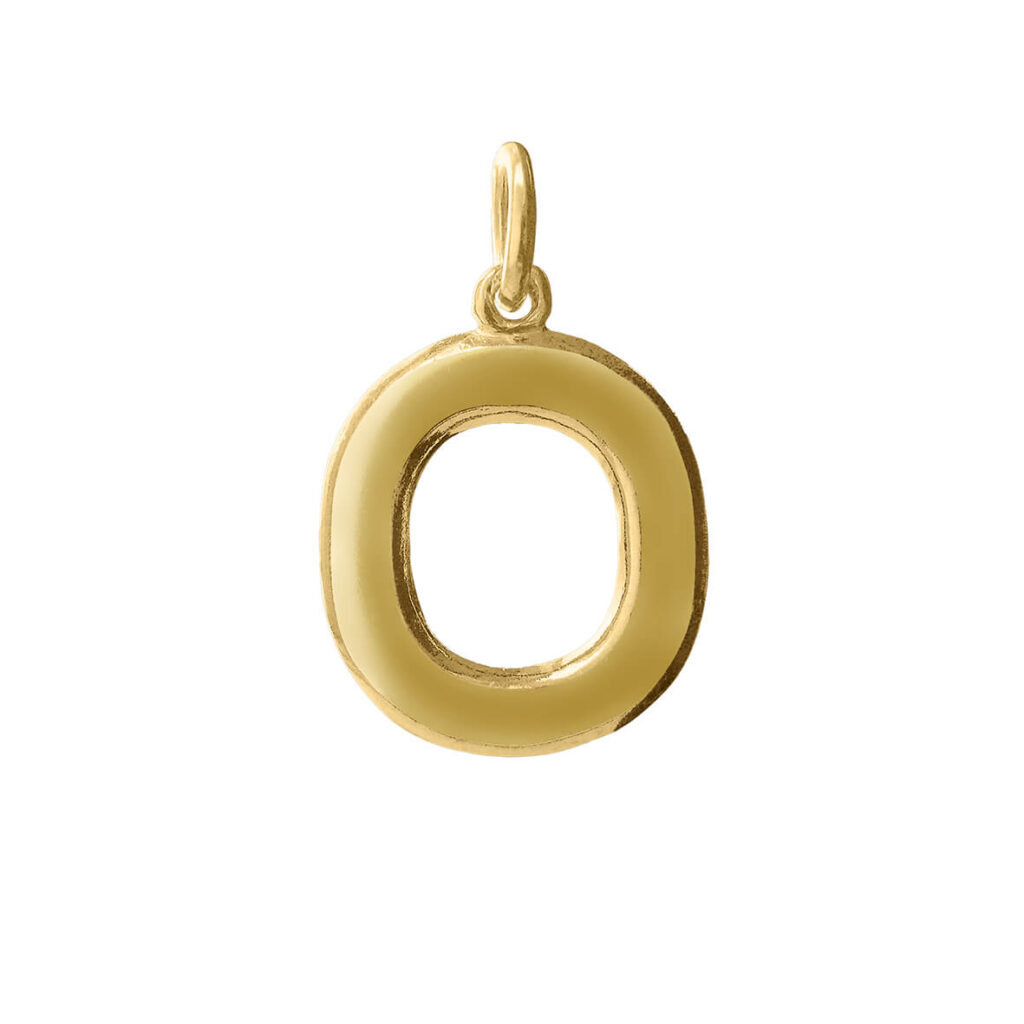 Jewellery polished gold plated silver pendant, style number: 1840-21-015