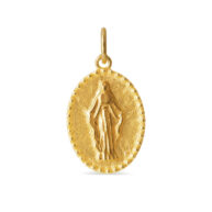 Pendant 1844 in Gold plated silver