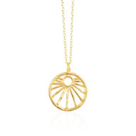 Necklace 1850 in Gold plated silver