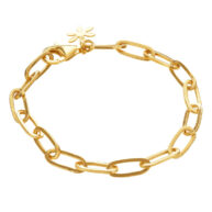 Bracelet 1860 in Polished gold plated silver