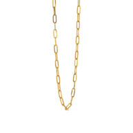 Necklace 1861 in Polished gold plated silver