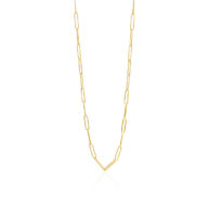Necklace 1870 in Polished gold plated silver 45 cm
