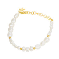 Bracelet 1878 in Gold plated silver 20 cm