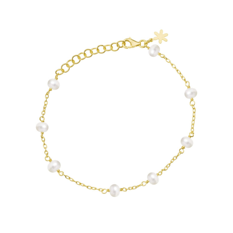 Jewellery gold plated silver bracelet, style number: 1882-2-20-900