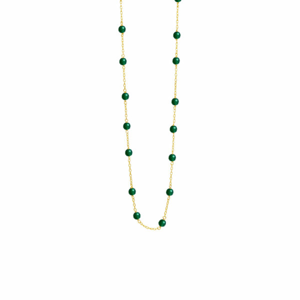 Jewellery gold plated silver necklace, style number: 1882-2-45-102