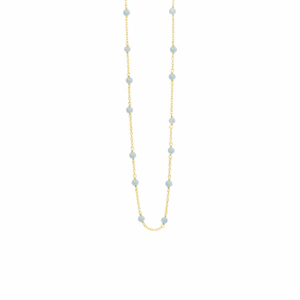 Jewellery gold plated silver necklace, style number: 1882-2-45-156