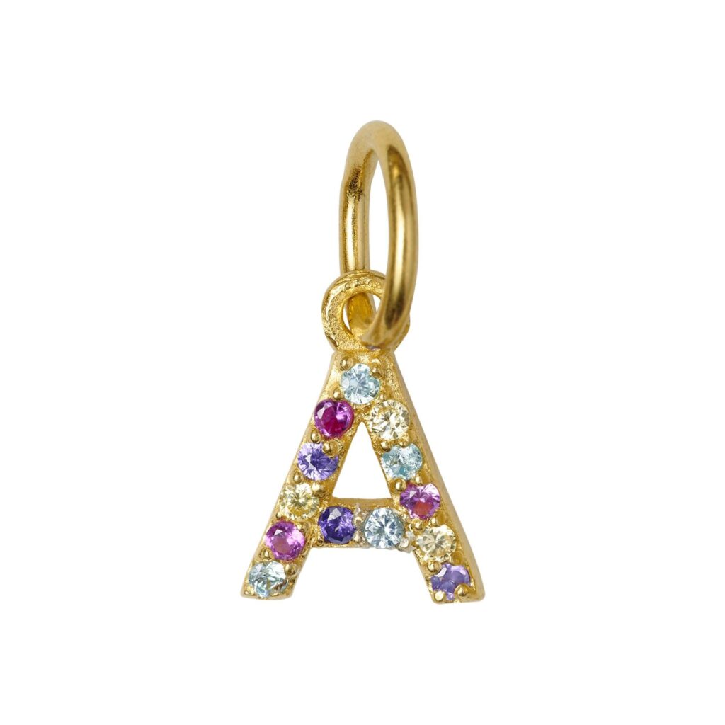 Jewellery gold plated silver pendant, style number: 1895-2-001