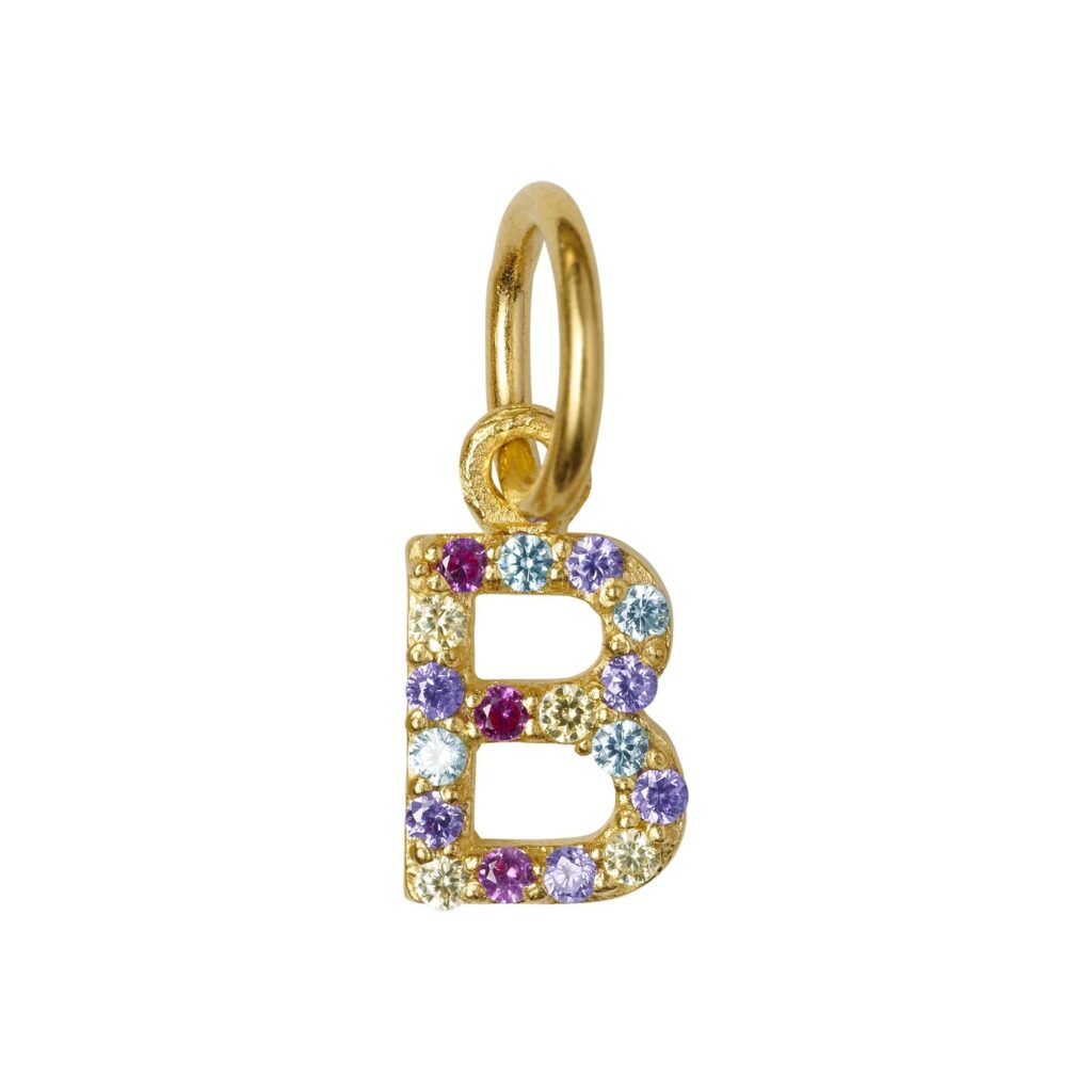 Jewellery gold plated silver pendant, style number: 1895-2-002