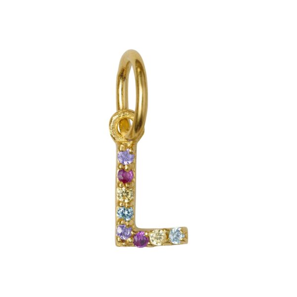 Jewellery gold plated silver pendant, style number: 1895-2-012