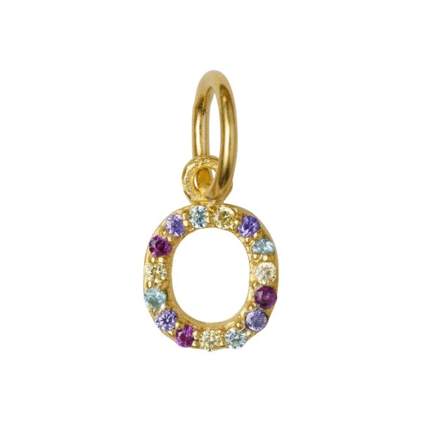 Jewellery gold plated silver pendant, style number: 1895-2-015