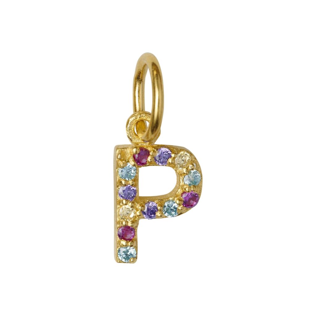 Jewellery gold plated silver pendant, style number: 1895-2-016
