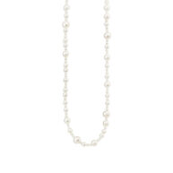 Necklace 1896 in Gold plated silver with White freshwater pearl