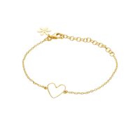 Bracelet 1910 in Gold plated silver 20 cm - 12 mm
