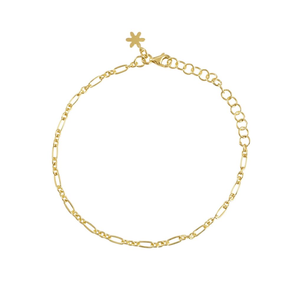 Jewellery gold plated silver bracelet, style number: 1920-2-20