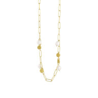 Necklace 1921 in Gold plated silver 45 cm