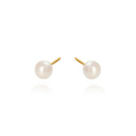 Earrings 3782 in Gold plated silver 4-4½