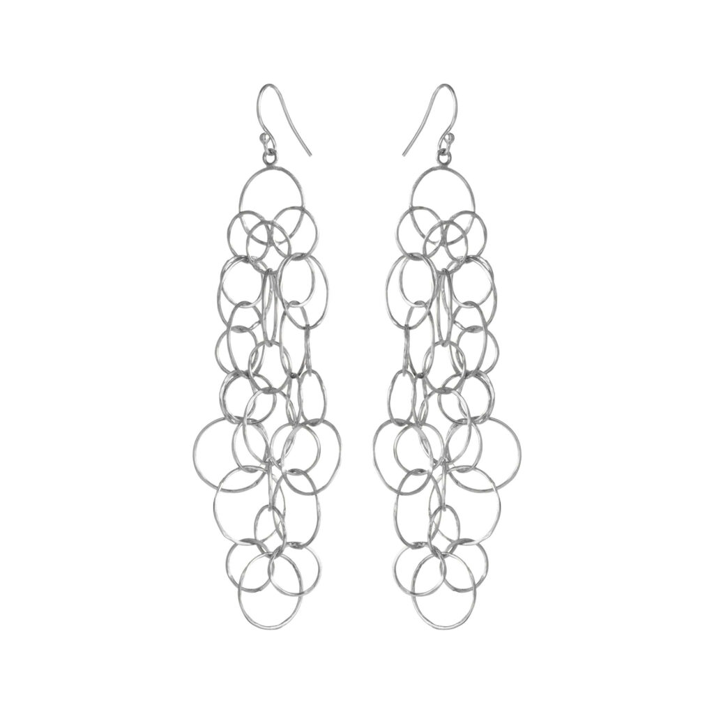 Jewellery silver earring, style number: 4030-1